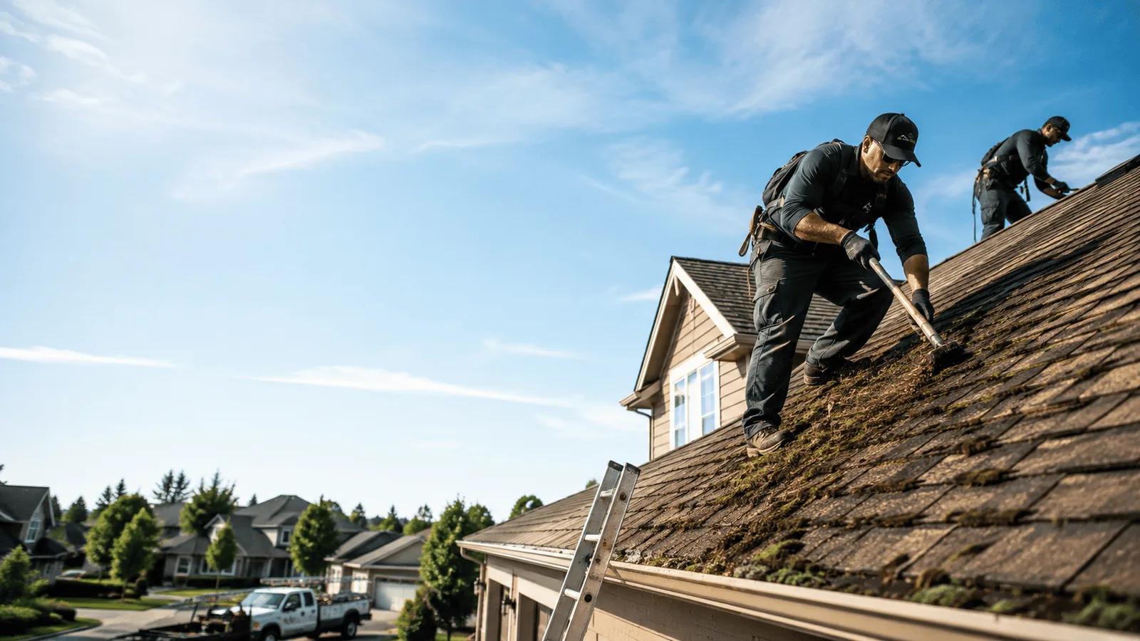 Roof Moss Removal in Moscow, KS near me